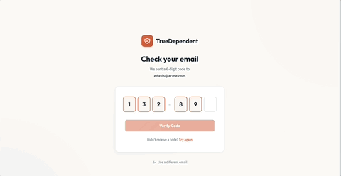 TrueDependent verification demo